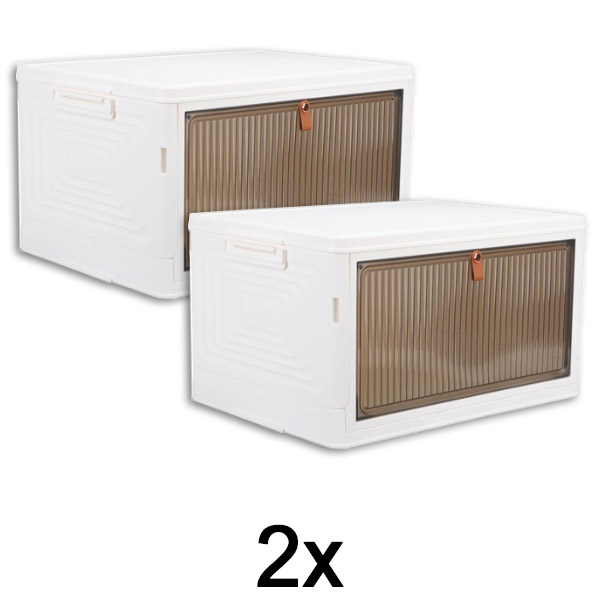 2x Cutie de depozitare cu capac | ORGABOX