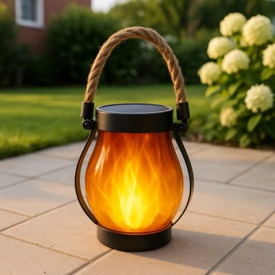 Lampă solară cu efect de flacără | FLAMLUX
