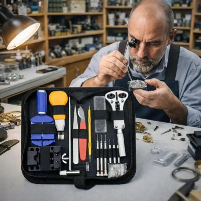 Trusă completă pentru repararea ceasurilor | TIMEKIT